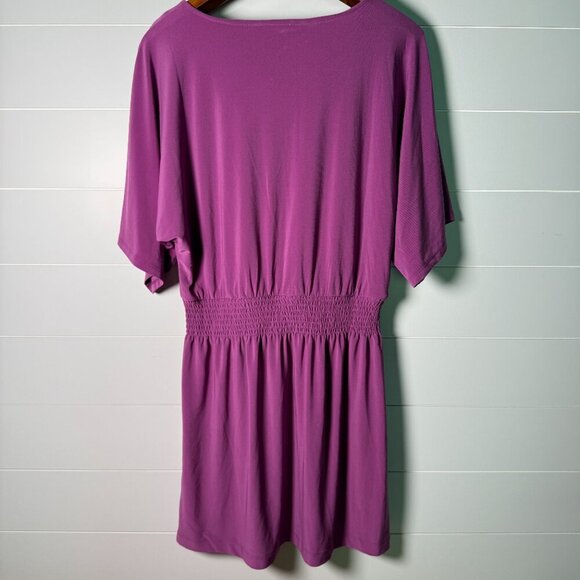 WHBM White House Black Market Purple Dress Size Medium - Picture 4 of 9